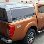 Rhino Lite Alu Canopy, Nissan Navara Double Cab (2017-2021)